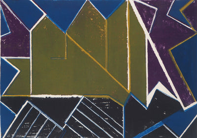 Jean PONS : Les Portes de Paris, 1950 - Lithographie (détail)