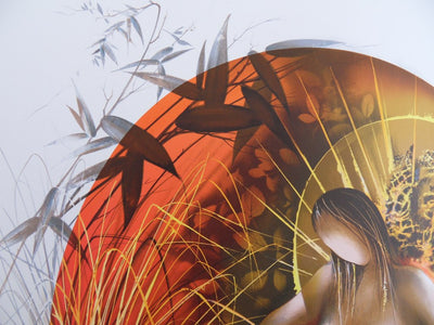 Raymond POULET : Emmanuelle - Lithographie (détail)