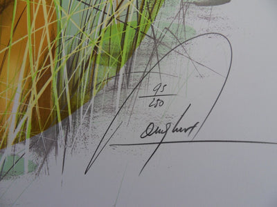 Raymond POULET : Nu au Héron - Lithographie (détail)