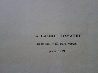 Raoul PRADIER : Neige aux Peupliers - Lithographie (détail)