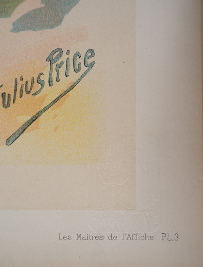 Julius Mendes PRICE : Modèle de l'artiste (An Artist's Model), 1895 - Affiche (détail)