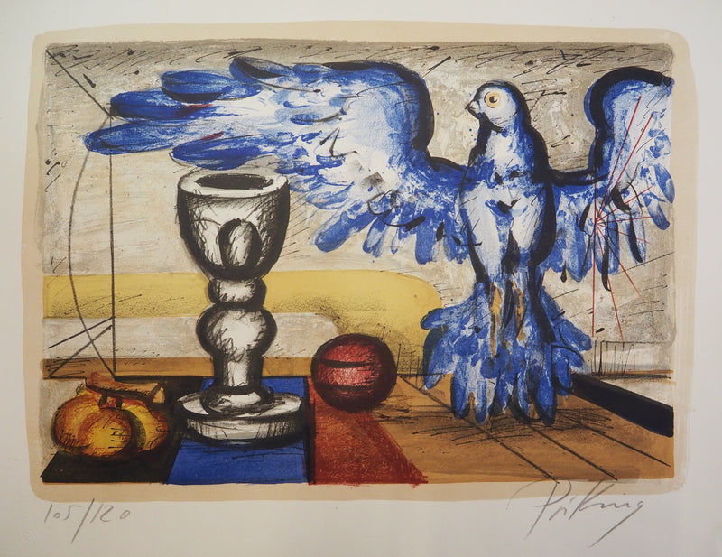 Franz PRIKING : Nature morte fantastique à l&