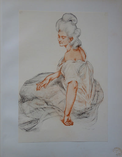 René François Xavier PRINET : Manon - Lithographie