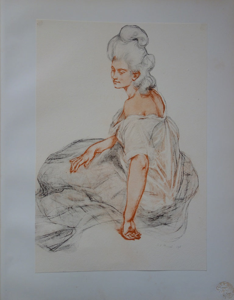 René François Xavier PRINET : Manon - Lithographie