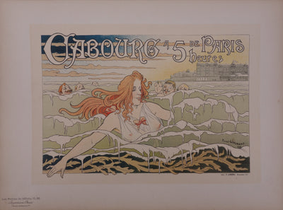 Henri PRIVAT-LIVEMONT : Casino de Cabourg, 1897 - Affiche