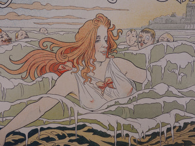 Henri PRIVAT-LIVEMONT : Casino de Cabourg, 1897 - Affiche (détail)