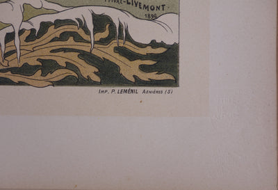 Henri PRIVAT-LIVEMONT : Casino de Cabourg, 1897 - Affiche (détail)