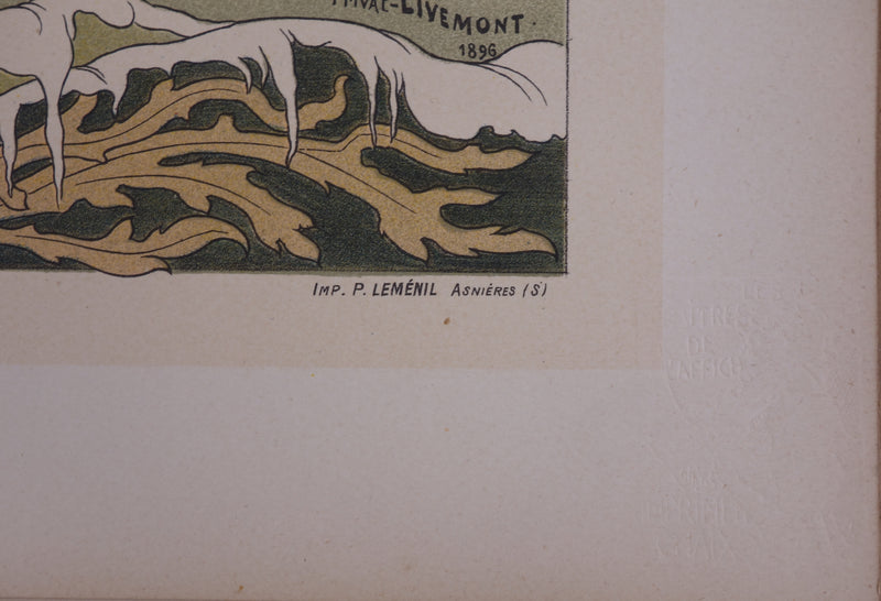 Henri PRIVAT-LIVEMONT : Casino de Cabourg, 1897 - Affiche (détail)