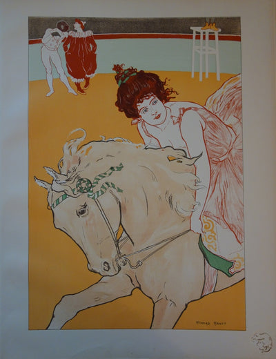 Richard RANFT : L'Ecuyère - Lithographie