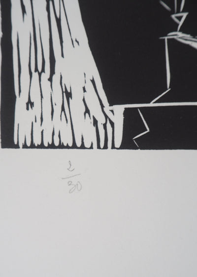 Josy RAYNAL : Composition variée - Sérigraphie (détail)