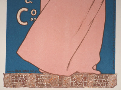 Maurice REALIER-DUMAS : Champagne Jules Mumm, 1897 - Affiche (détail)