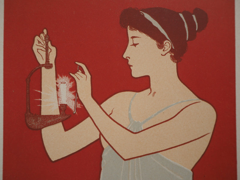 Maurice REALIER-DUMAS : Déesse de la lumière - Affiche (détail)