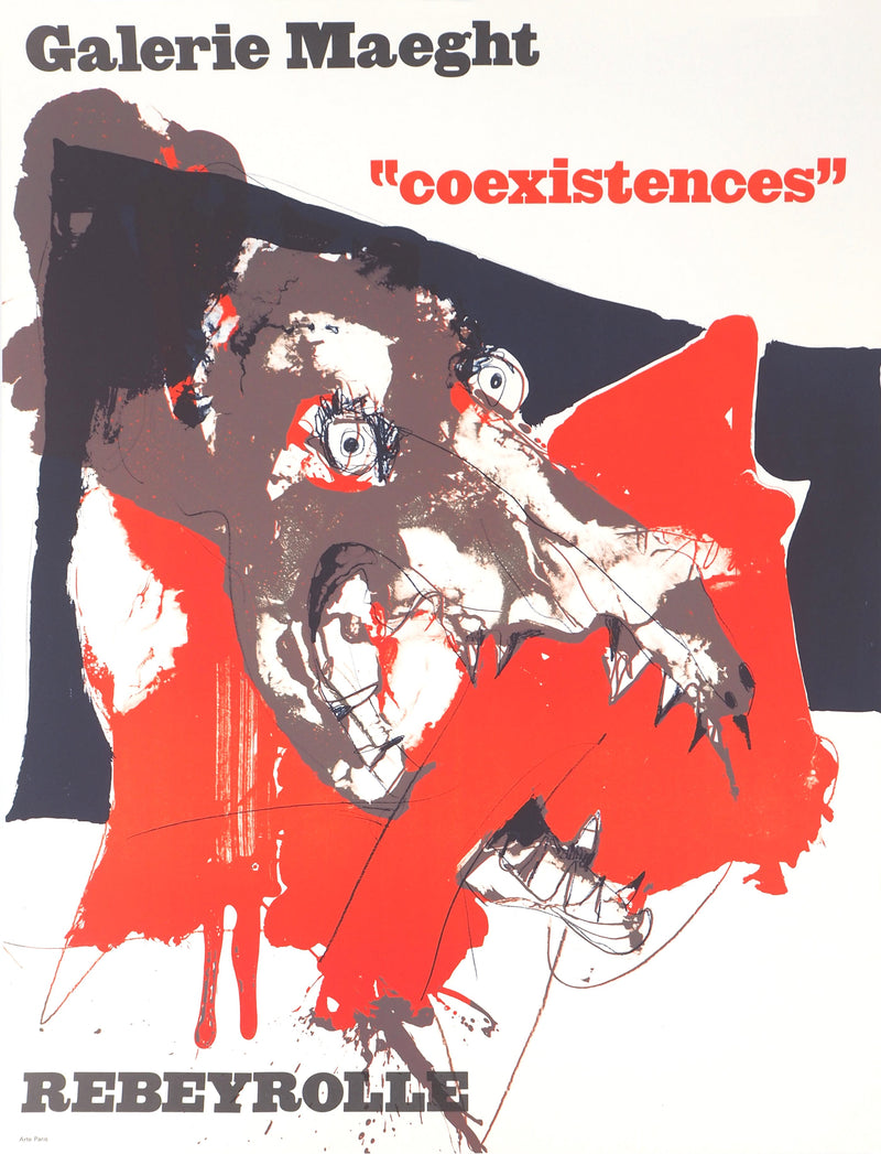 Paul REBEYROLLE : Coexistences - Affiche