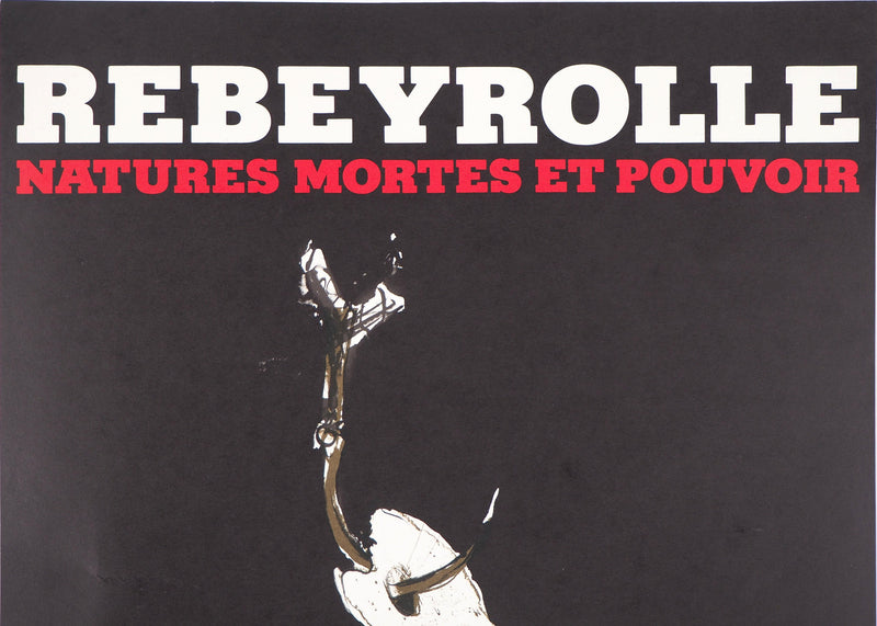 Paul REBEYROLLE : Mâchoire - Affiche (détail)