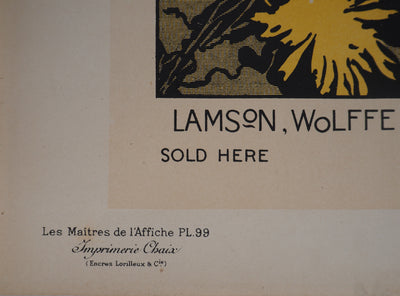 Ethel REED : Jeune fille au piano, 1897 - Affiche (détail)
