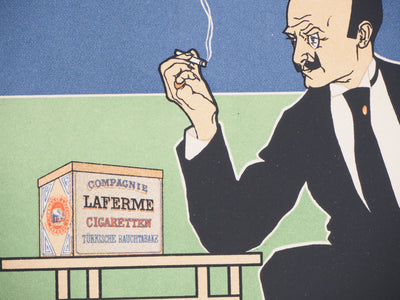 Fritz REHM : Cigarette Laferme, 1897 - Affiche (détail)