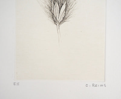 Cecile REIMS : Fleur fleurie, 2003 - Gravure (détail)