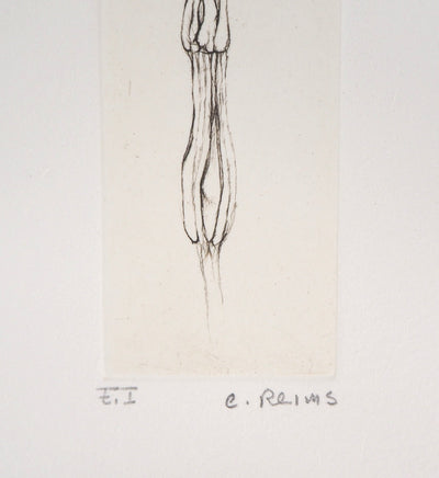 Cecile REIMS : Fleur séductrice, 2003 - Gravure (détail)