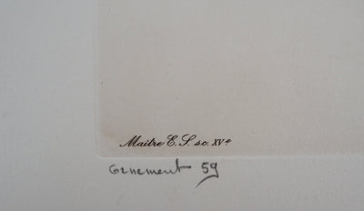 Cécile REIMS : Floraison - Gravure (détail)
