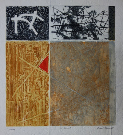 Bernard REMUSAT : Au sommet - Gravure