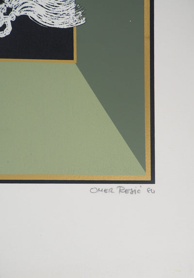 Omer RESIC : Mexique, les Piments - Lithographie (détail)