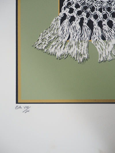 Omer RESIC : Mexique, les Piments - Lithographie (détail)