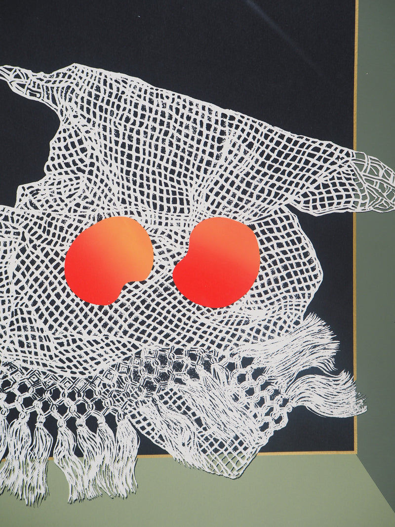 Omer RESIC : Mexique, les Piments - Lithographie (détail)