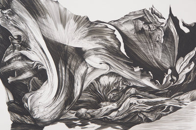 Jean Marc REYMOND : Fantasme mycologique, 1989 - Gravure (détail)