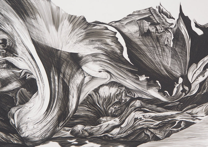 Jean Marc REYMOND : Fantasme mycologique, 1989 - Gravure (détail)