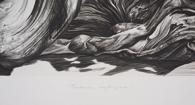 Jean Marc REYMOND : Fantasme mycologique, 1989 - Gravure (détail)