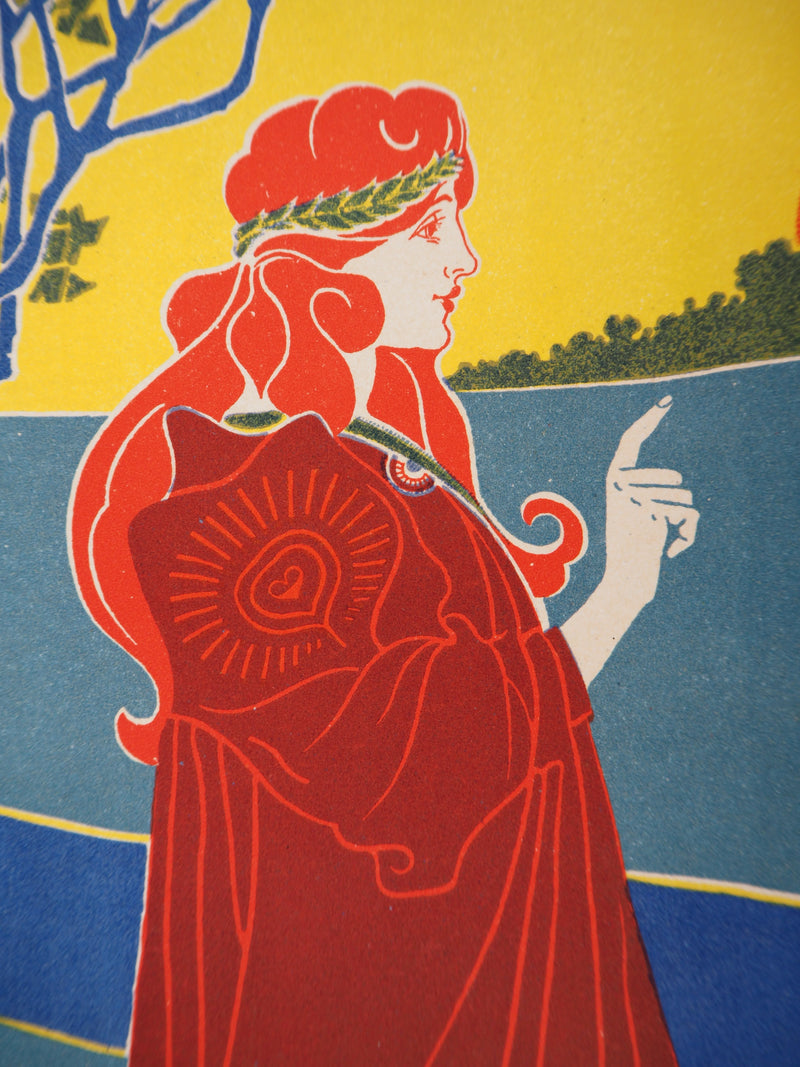 Louis John RHEAD : Soleil (The Sun), 1895 - Affiche (détail)