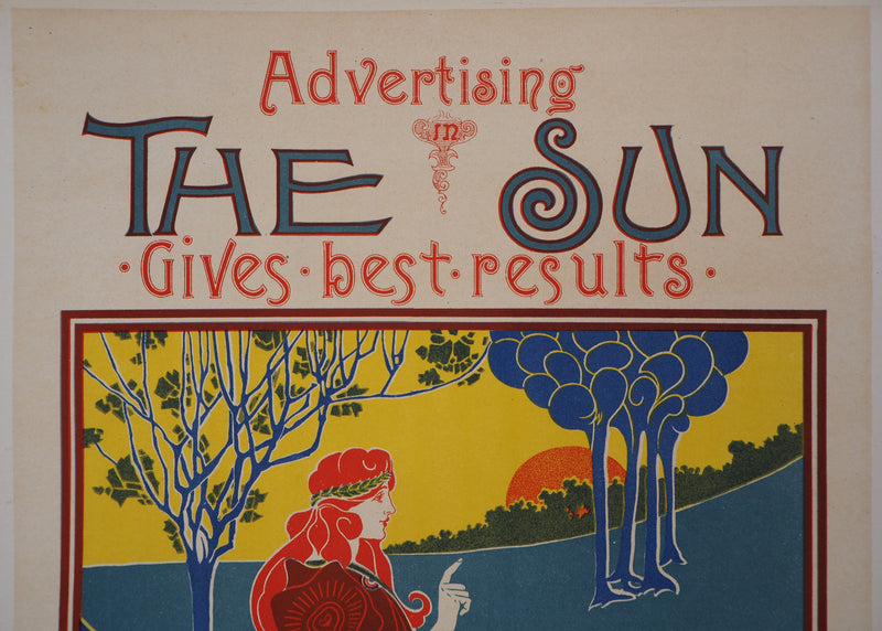 Louis John RHEAD : Soleil (The Sun), 1895 - Affiche (détail)