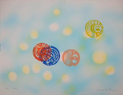 Seund Ja RHEE : Composition stellaire, 2004 - Lithographie