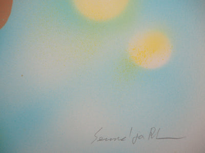 Seund Ja RHEE : Composition stellaire, 2004 - Lithographie (détail)