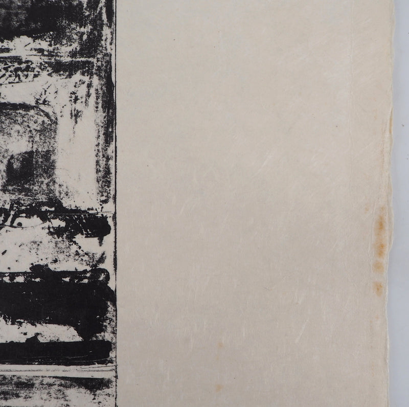 Guy RIBES : Visite - Lithographie (détail)