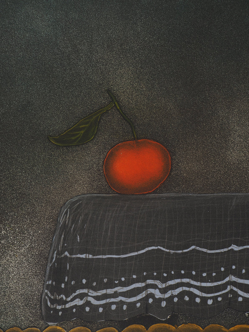 Jacques Joachim Jean RIGAL : La douzième clémentine - Gravure (détail)