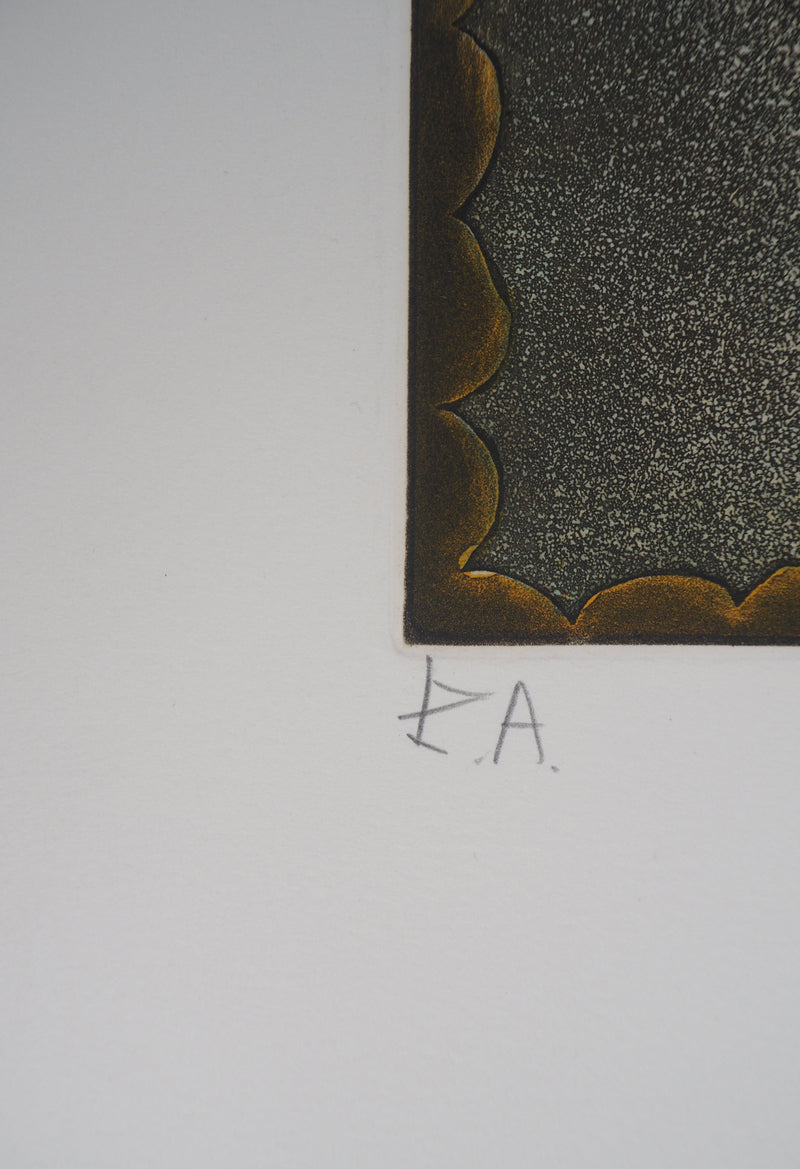 Jacques Joachim Jean RIGAL : La douzième clémentine - Gravure (détail)