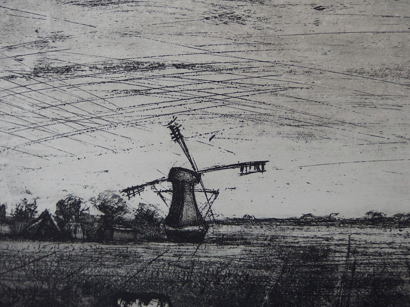 Edouard RIGHETTI :  - Gravure (détail)