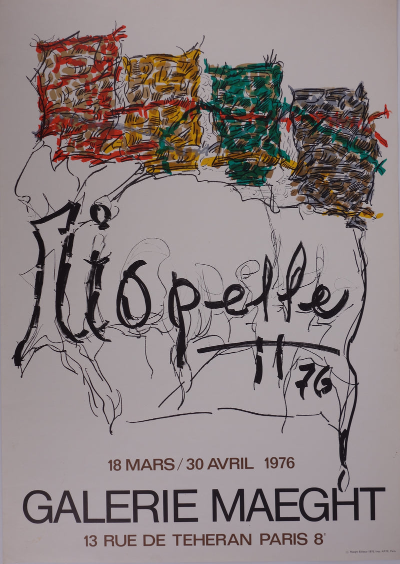 Jean-Paul RIOPELLE : Composition moderne - Lithographie