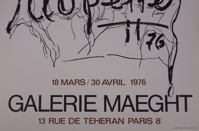 Jean-Paul RIOPELLE : Composition moderne - Lithographie (détail)