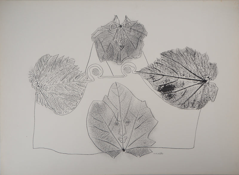Jean-Paul RIOPELLE : Nelligan, les feuilles, 1979 - Lithographie