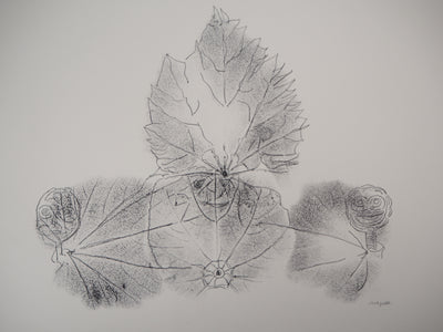 Jean-Paul RIOPELLE : Nelligan, Roi des feuilles, 1979 - Lithographie (détail)