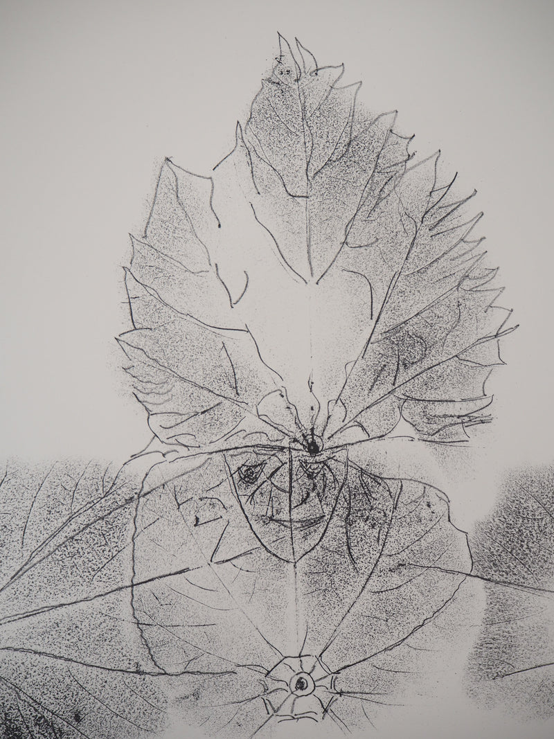 Jean-Paul RIOPELLE : Nelligan, Roi des feuilles, 1979 - Lithographie (détail)