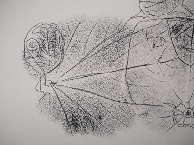 Jean-Paul RIOPELLE : Nelligan, Roi des feuilles, 1979 - Lithographie (détail)