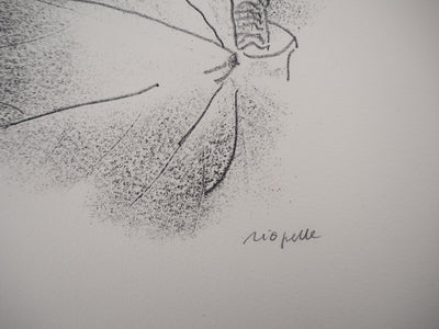 Jean-Paul RIOPELLE : Nelligan, Roi des feuilles, 1979 - Lithographie (détail)