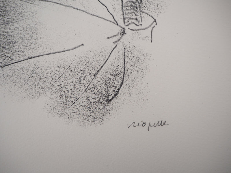 Jean-Paul RIOPELLE : Nelligan, Roi des feuilles, 1979 - Lithographie (détail)