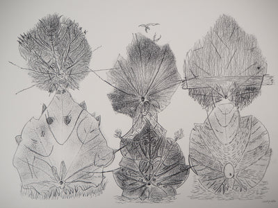 Jean-Paul RIOPELLE : Nelligan, Totems de la Nature, 1979 - Lithographie (détail)