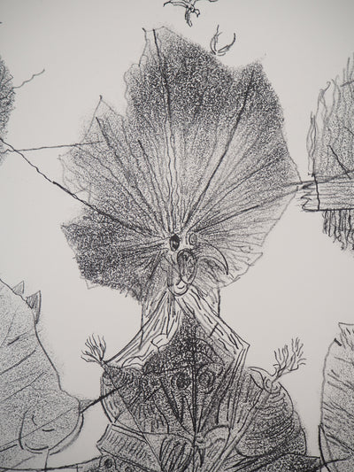 Jean-Paul RIOPELLE : Nelligan, Totems de la Nature, 1979 - Lithographie (détail)