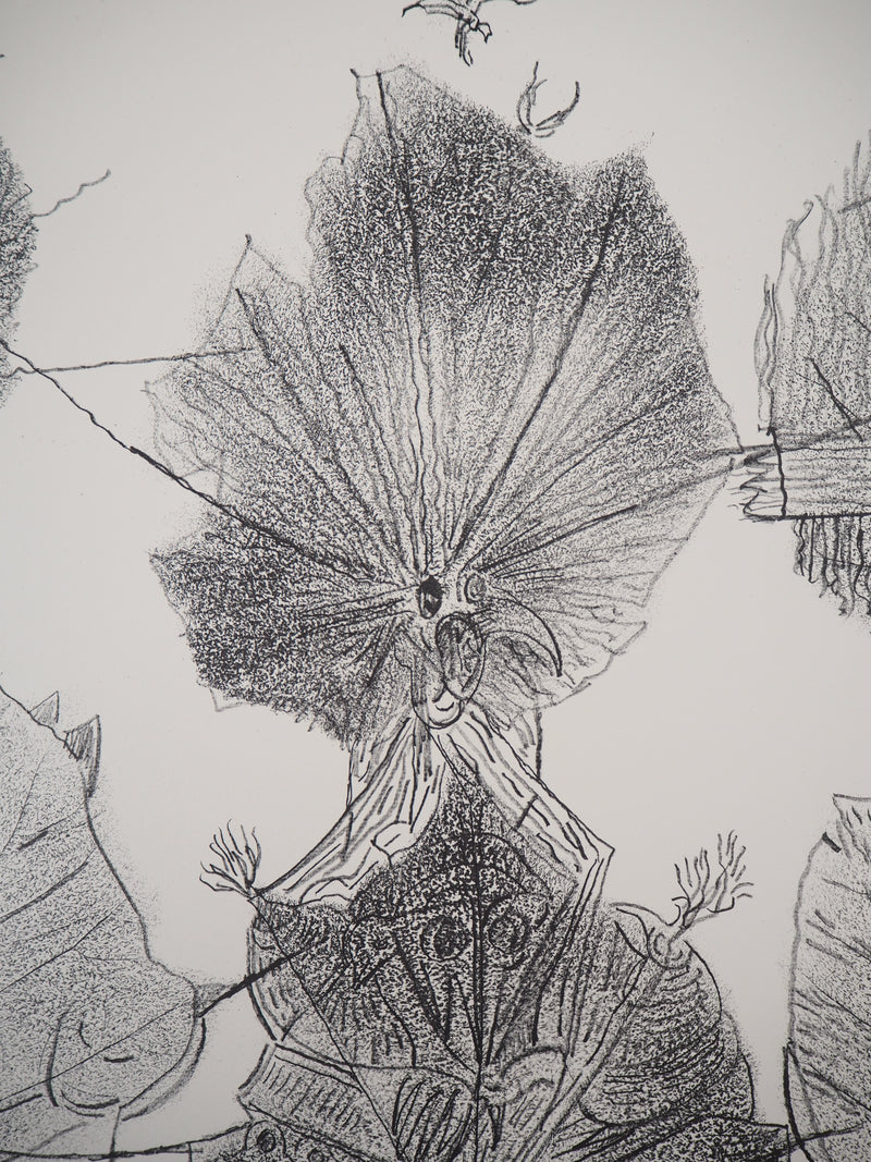 Jean-Paul RIOPELLE : Nelligan, Totems de la Nature, 1979 - Lithographie (détail)