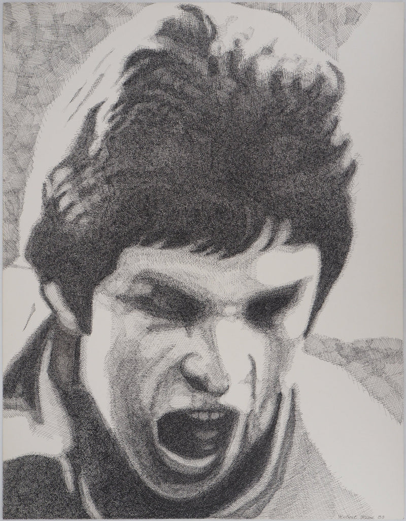 Robert RIOU : Le cri, 1983 - Lithographie